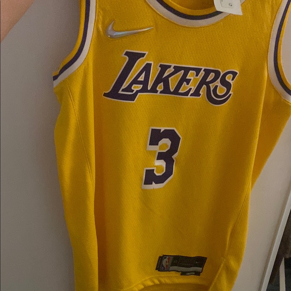 Nike Yellow Lakers Game Jersey